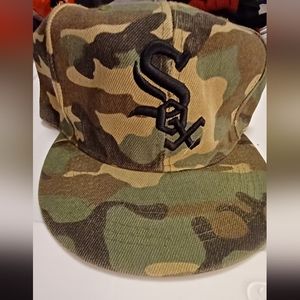 Branded by Swag Camo Chicago White Sox hat.